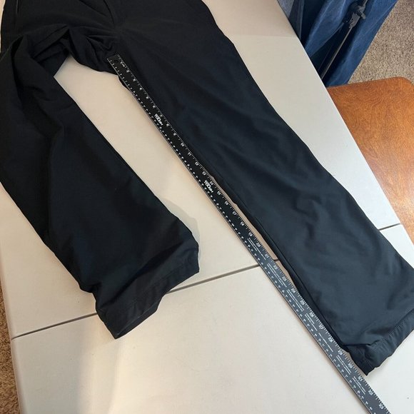 Eddie Bauer Travex Pants Womens 6 Black Fleece Lined Hiking Winter Straight Leg - Picture 7 of 16